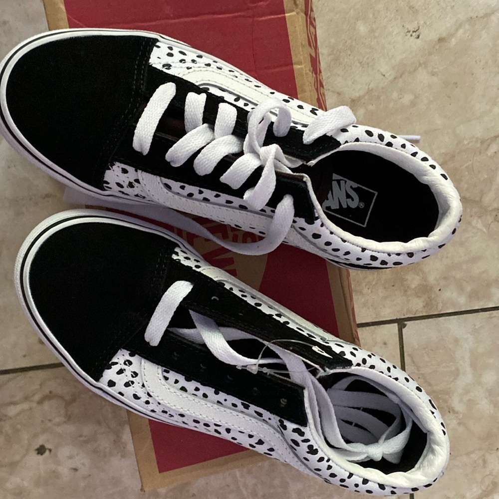 Kids Old Skool Dalmation Vans